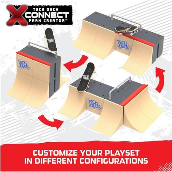 TECH DECK, Big Vert Wall X-Connect Park Creator with Fingerboard - Picture 3 of 6